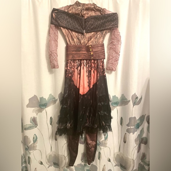 Descendants 3 Girls Evil Audrey Uniform Cosplay Halloween Costume Sz 10-12 - Picture 8 of 8